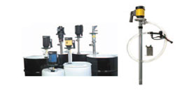 PVC, PVDF or SS316 electrical and pneumatic drum pumps